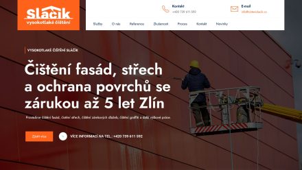 Vysokotlaké čištění Sláčík