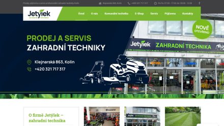 Jetýlek - zahradní technika